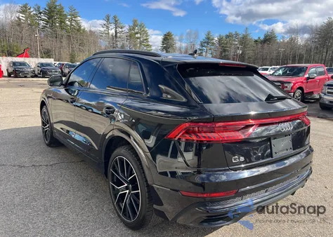 2019 Audi Q8 Premium Plus S-Line z USA, uszkodzony, nr VIN WA1EVAF19KD030777
